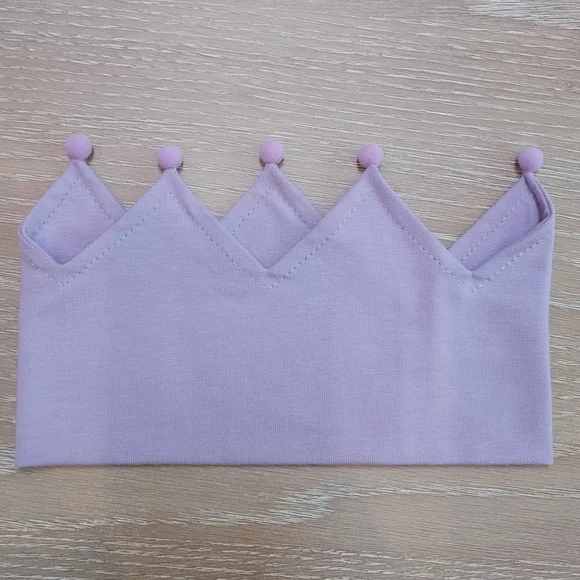 Handmade Lavender Crown Headband for kids - Picture 2 of 2